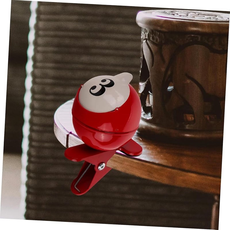 Vintage Metal Windproof Ashtray With Lid And Clamp For Home Office Outdoor - Image 3